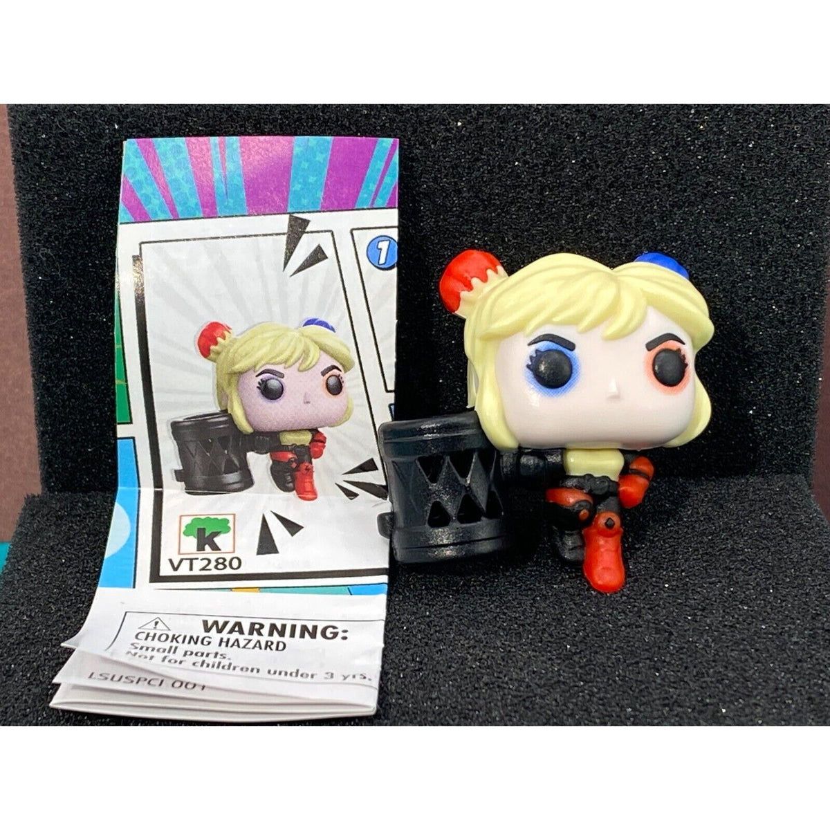 NEW Funko Pop DC Super Heroes Kinder Joy Harley Quinn - Pencil Holder