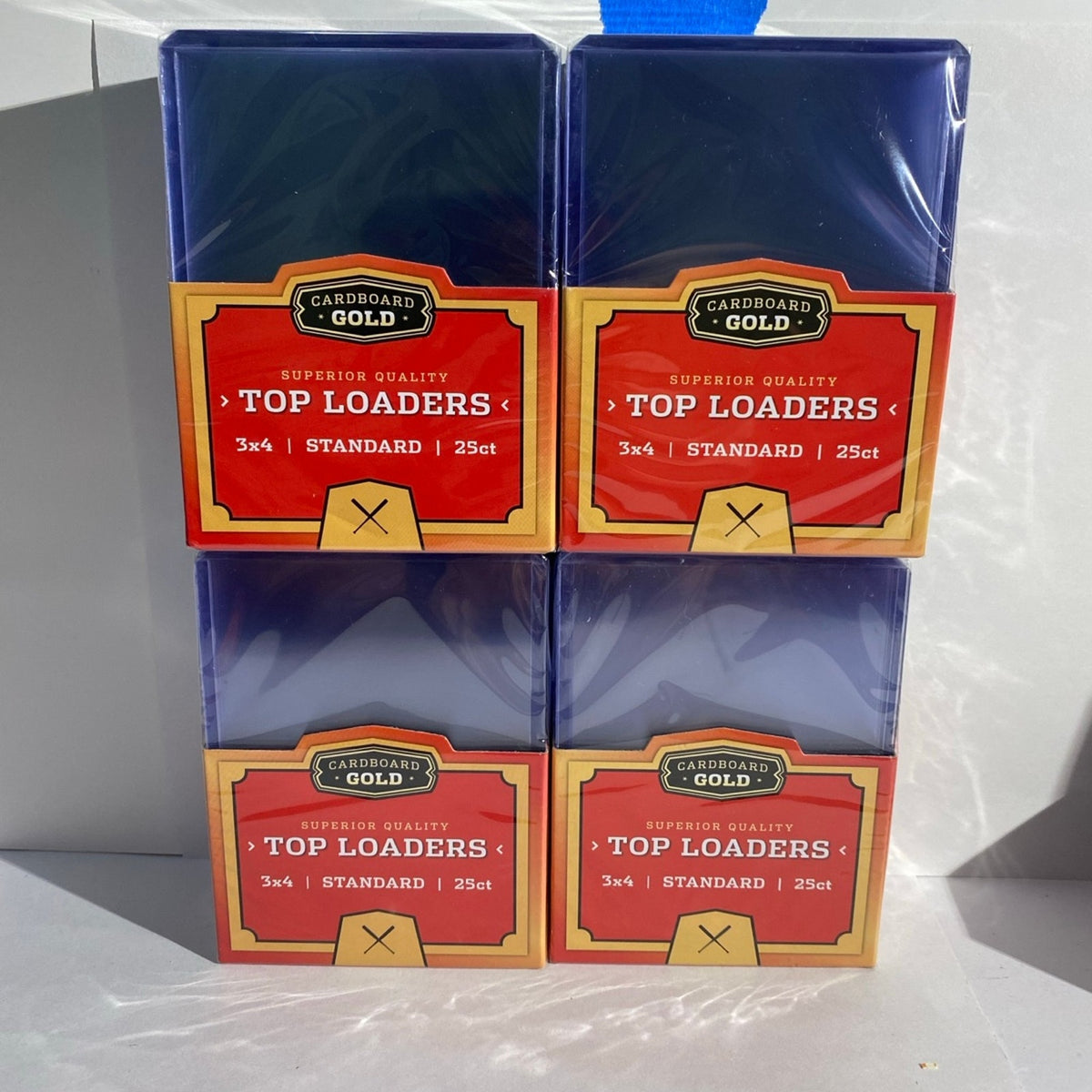 100 TOP LOADERS FOR TRADING CARDS 4 packs of 25 new sealed