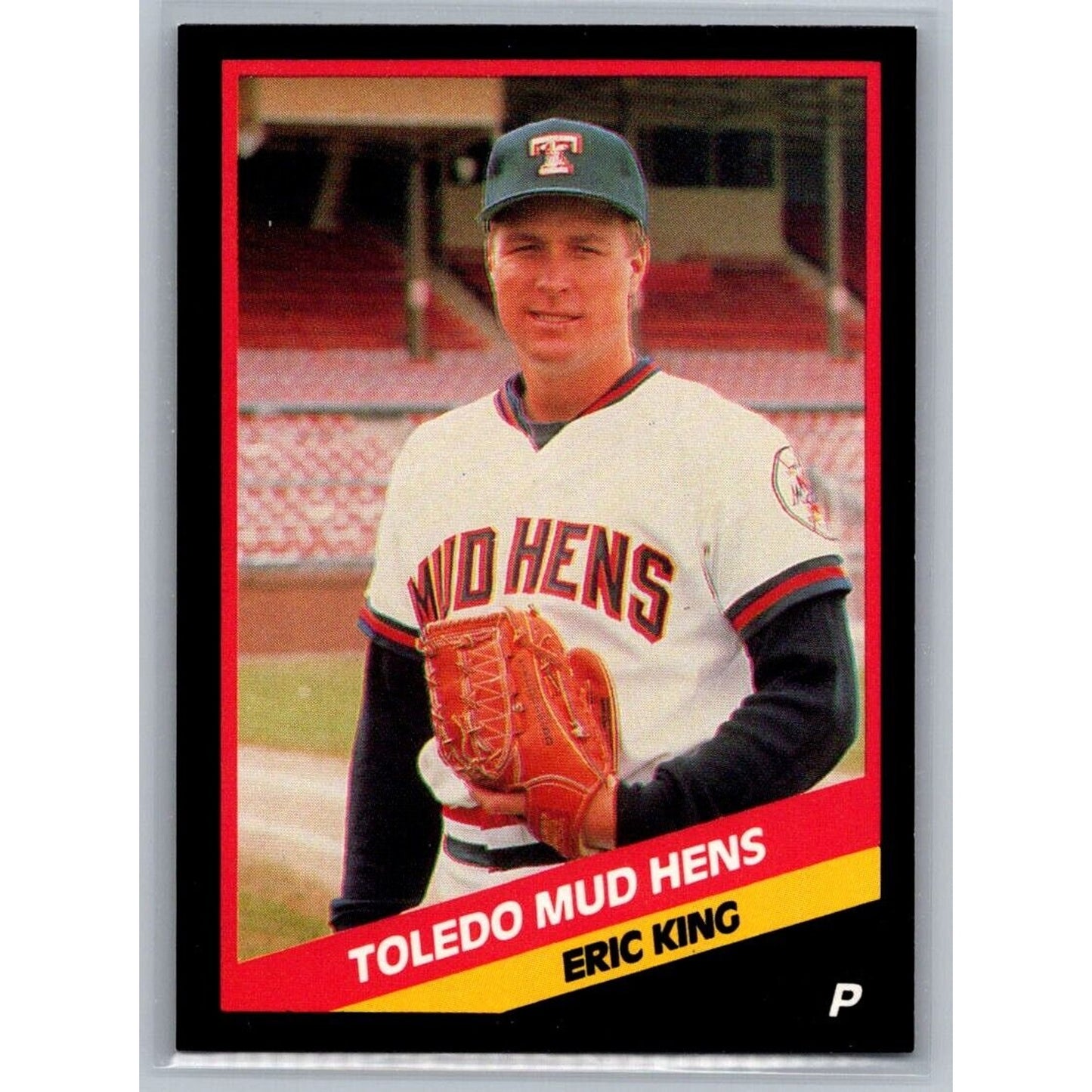 1988 CMC Toledo Mud Hens #5 Eric King Detroit Tigers
