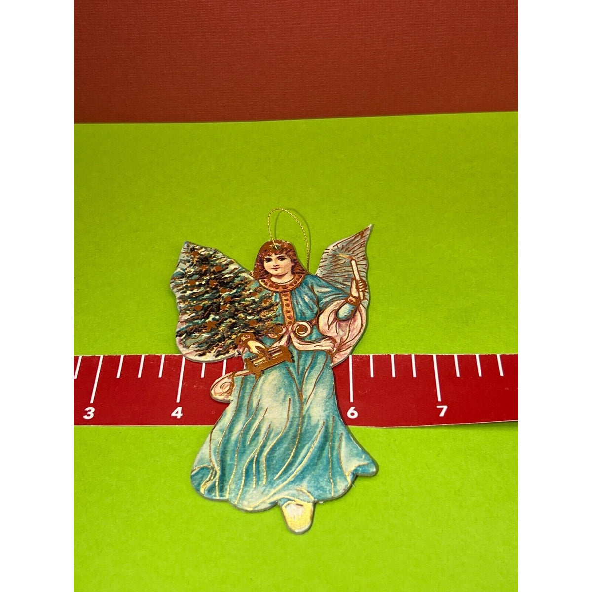 DieCut Angel Christmas Ornament Cardboard Double-Sided