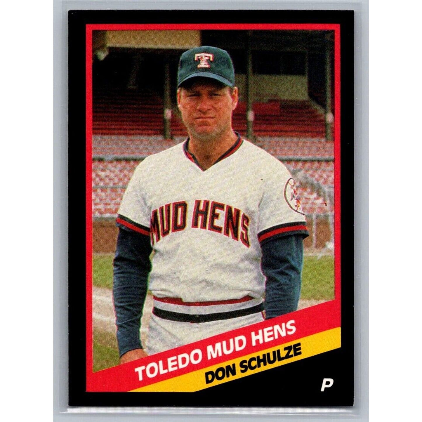1988 CMC Toledo Mud Hens #3 Don Schulze Detroit Tigers