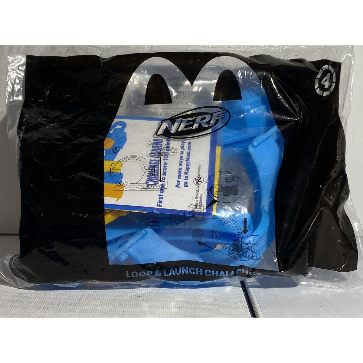 2023: McDonalds Happy Meal Toy NERF #4 Loop Launch Challenge NIP