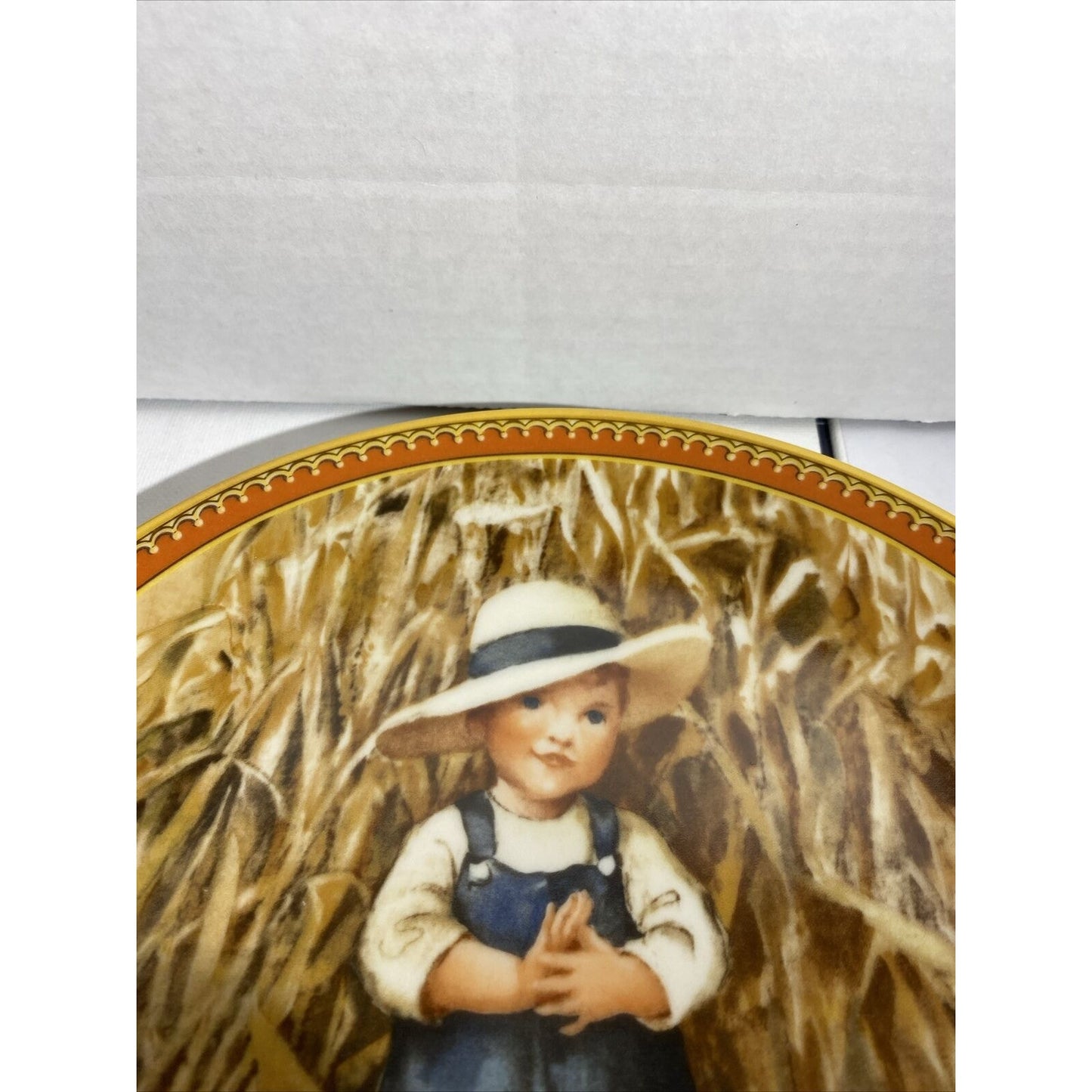Jesse Wilcox Smith - "Thanksgiving" Collector Plate Numbered w Box & COA 1986