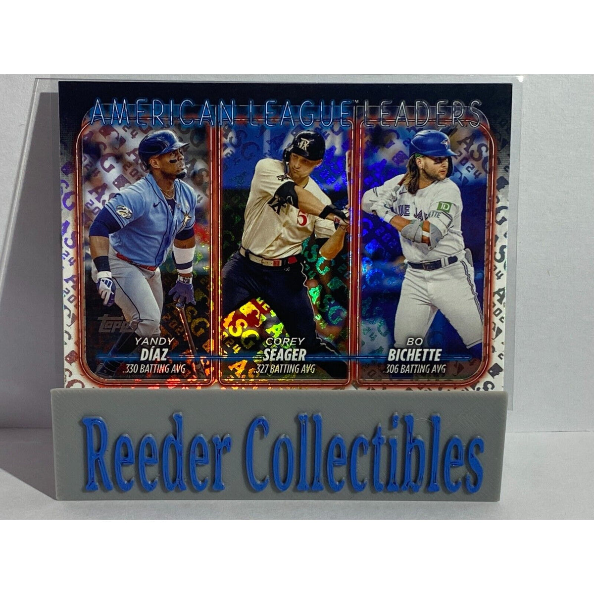 2024 Topps Yandy Diaz Corey Seager Bo Bichette #149 ASG Foil All Star Game