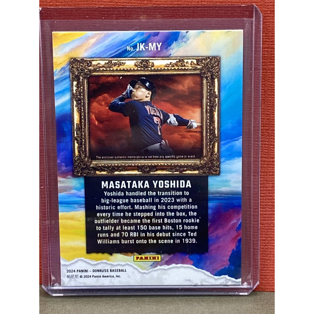 2024 Donruss #JK-MY Masataka Yoshida Boston Red Sox