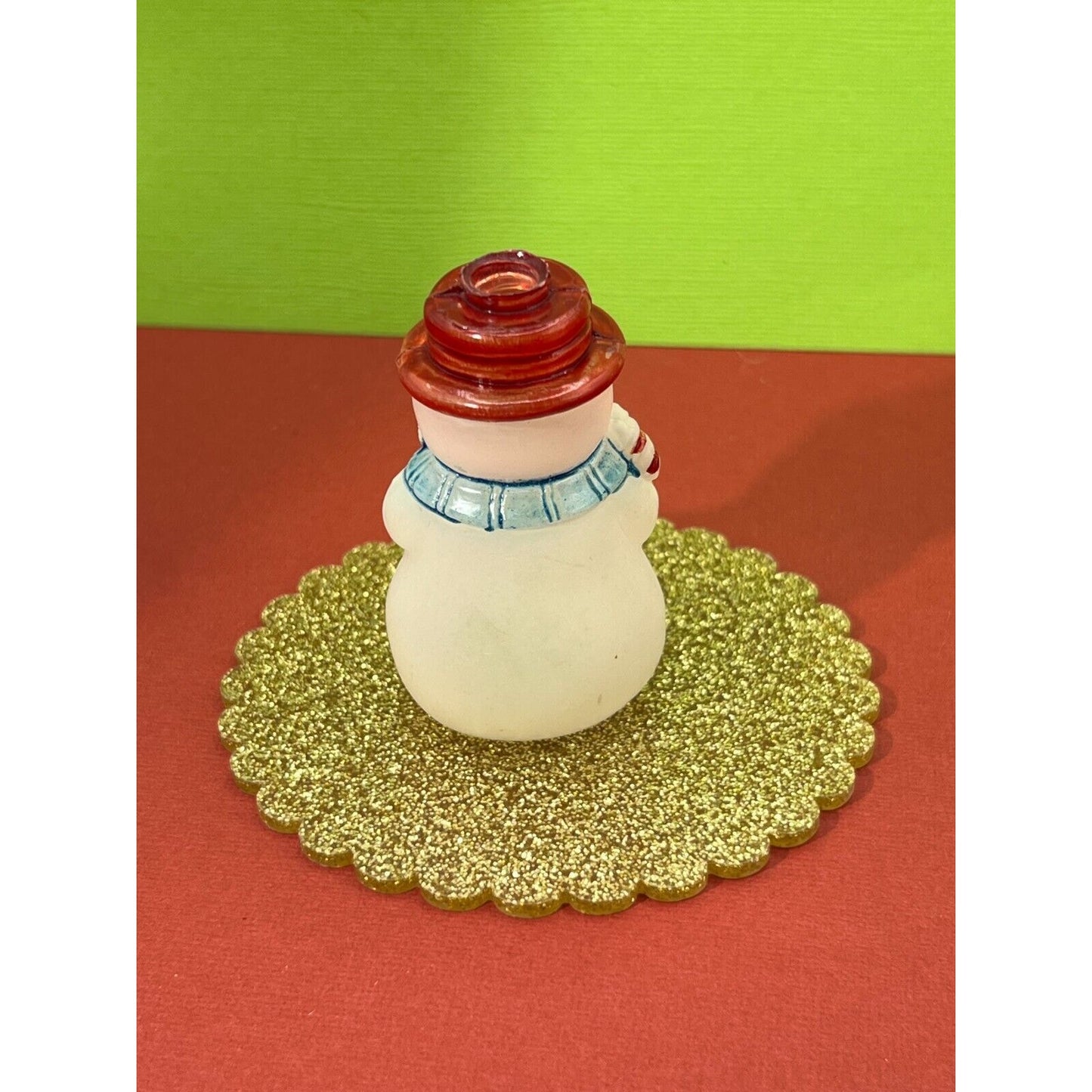 Snowman From Old Blowmold Hanging Lights 3"