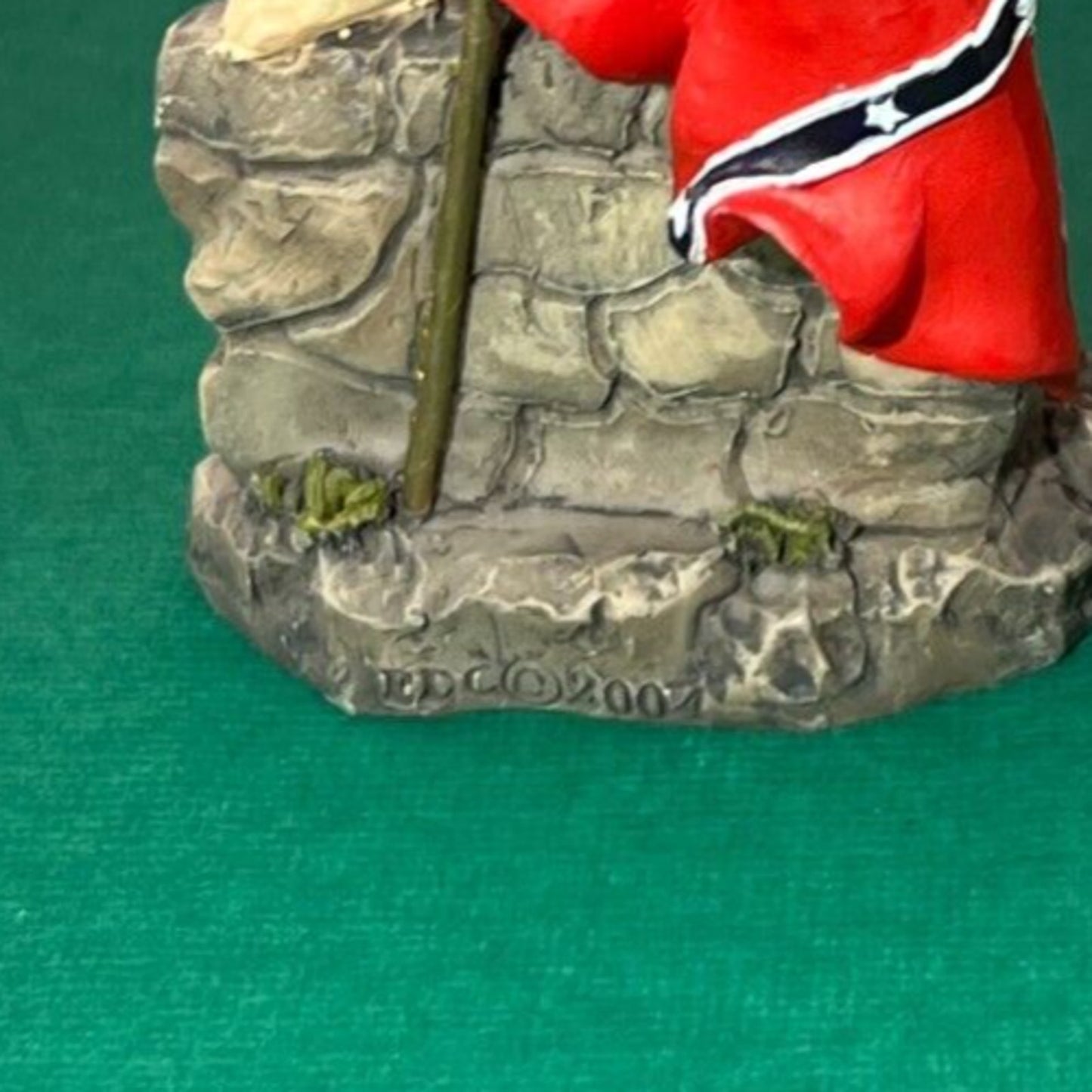 Civil War Soldiers Officer w/ sword and a Inf Soldier Resin Figurines EDC 2004