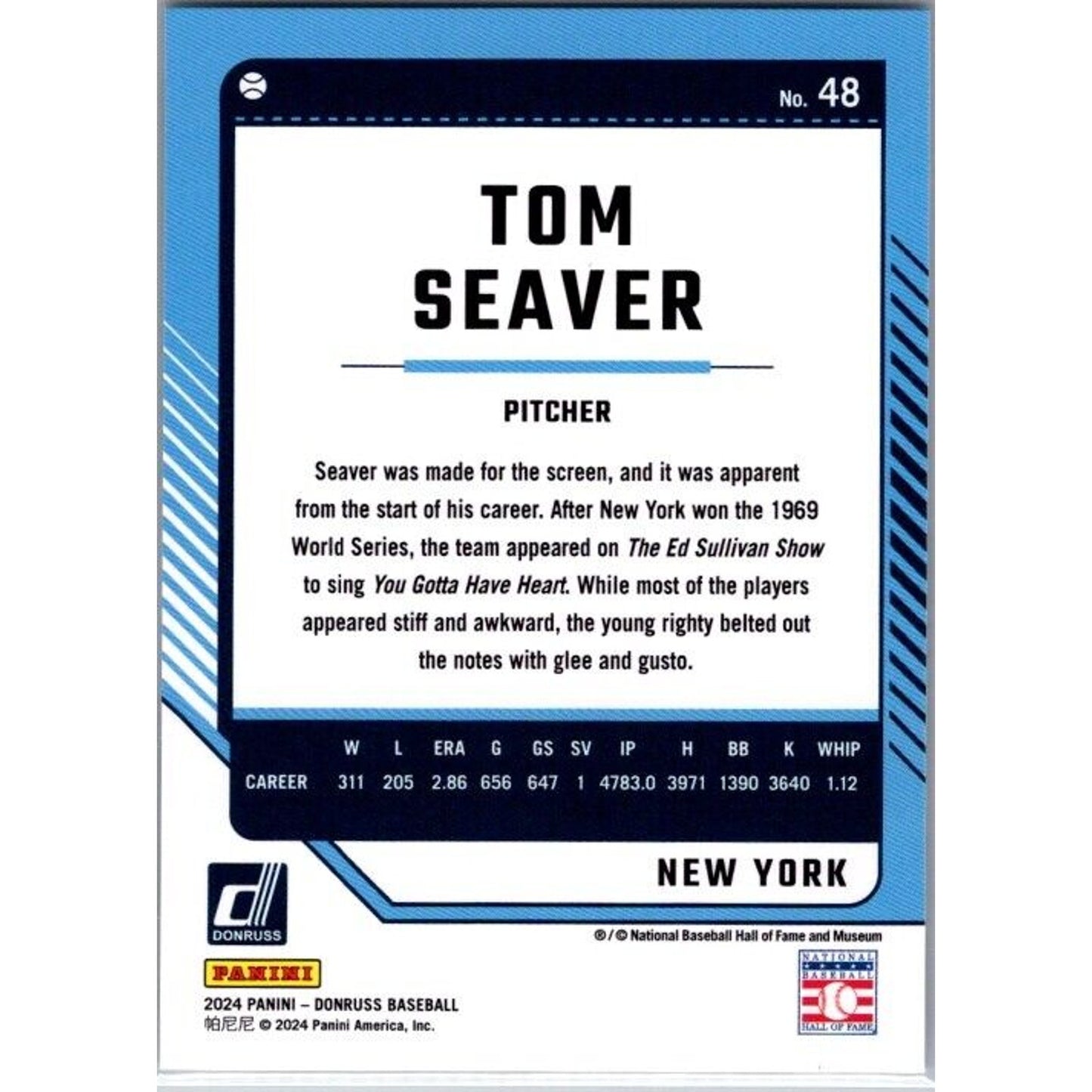 2024 Donruss #48 Tom Seaver New York Mets