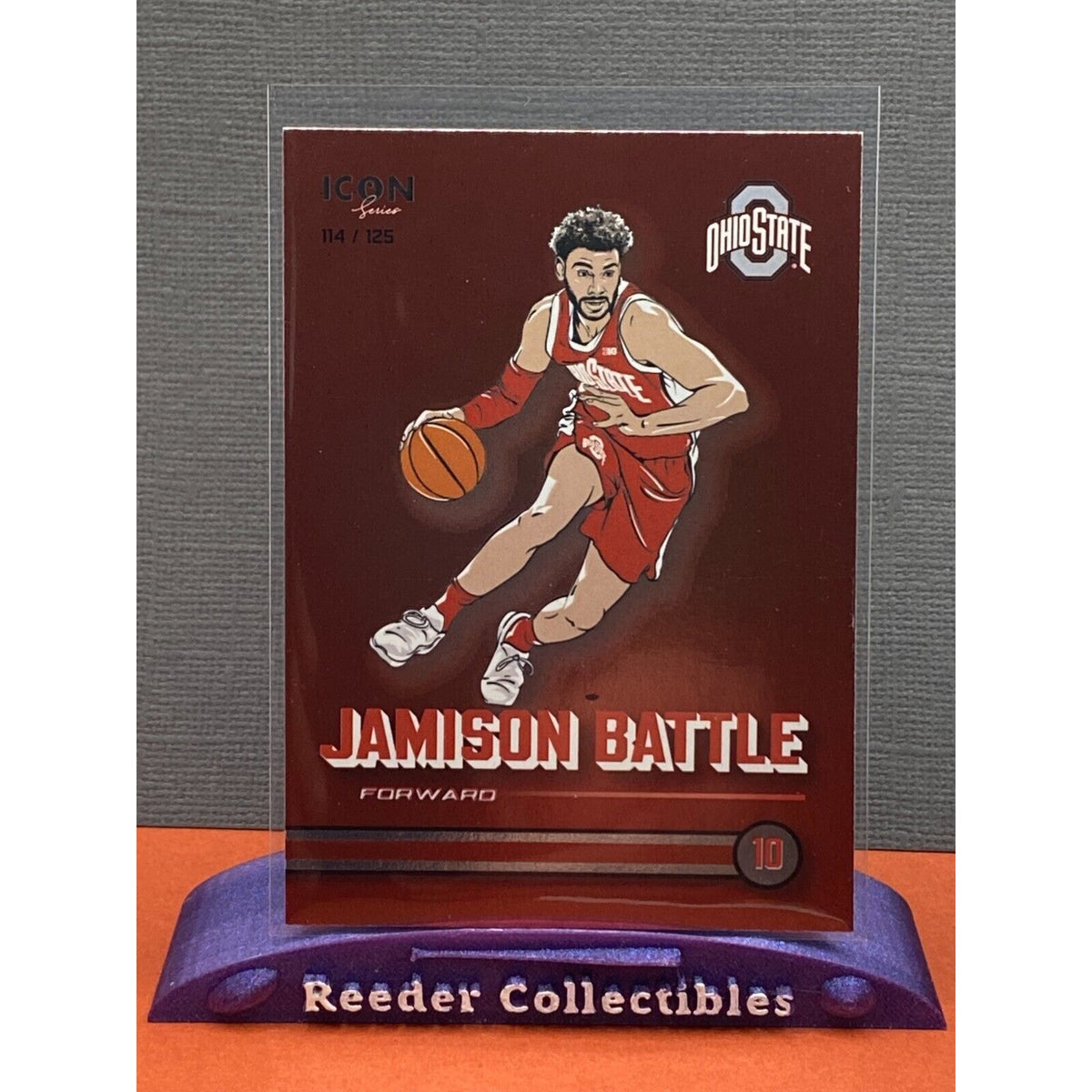 Jamison Battle 2023-2024 Onit Basketball Ohio State Icon Holo 114/125
