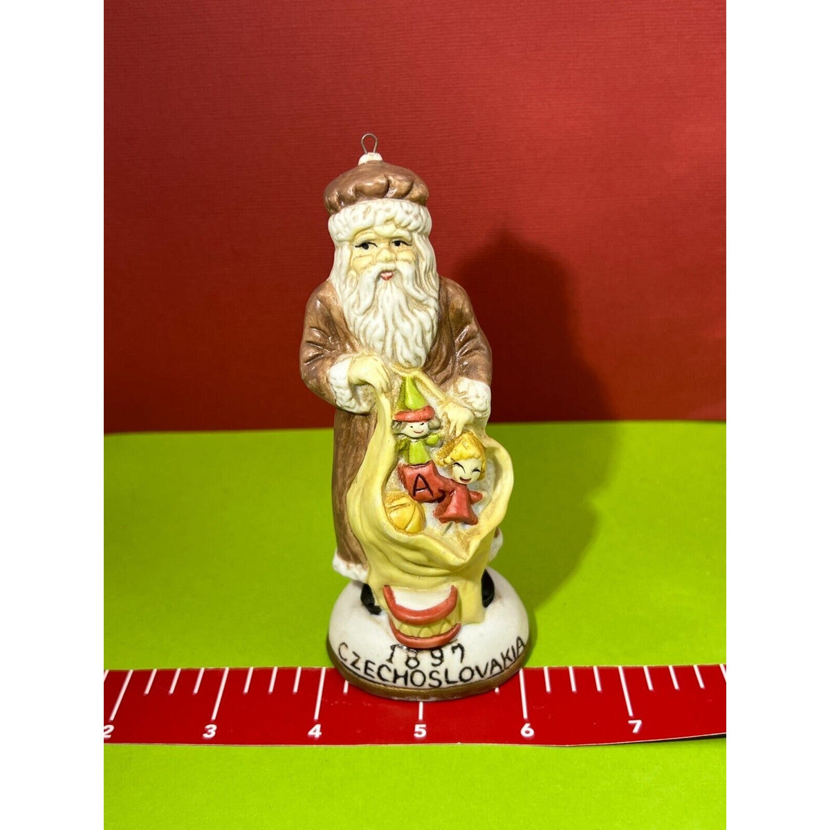 Czechoslovakia 1897 Santas From Around the World Santa Figurine / Ornament