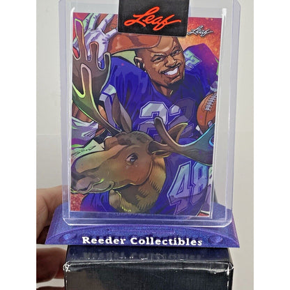 2024 LEAF METAL ANIME NATION EMMITT SMITH DARRYL JOHNSTON MOOSE COWBOYS 146/155