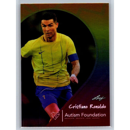 2023 Leaf Autism Foundation #6 Cristiano Ronaldo Soccer