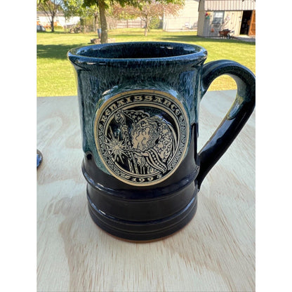 Cloth & Clay 1994 Renaissance Festival Pottery Mug & Chalice Goblet Set