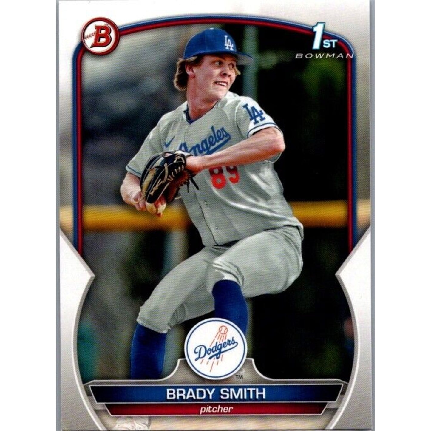 2023 Bowman Draft #BD-109 Brady Smith Los Angeles Dodgers