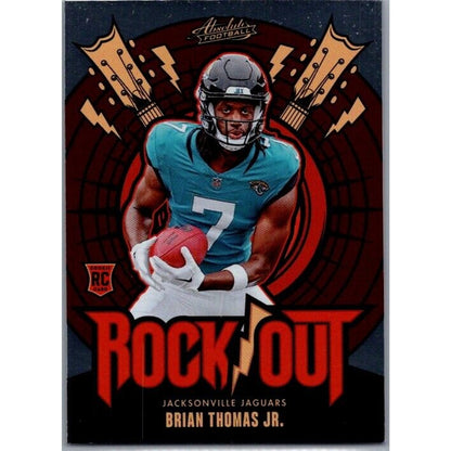 2024 Panini Absolute #RO-BTJ Brian Thomas Jr. Jacksonville Jaguars Rock Out