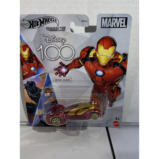 Hot Wheels Character Cars Disney 100 Years Marvel Iron Man 2023