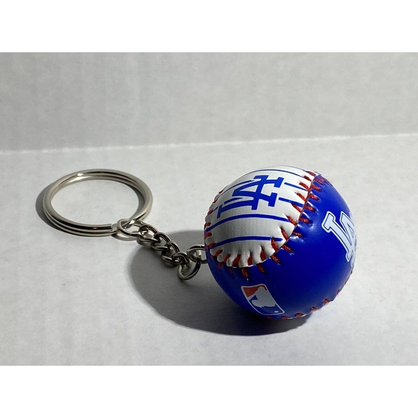 Los Angeles Dodgers LA MLB Woven Baseball Keychain