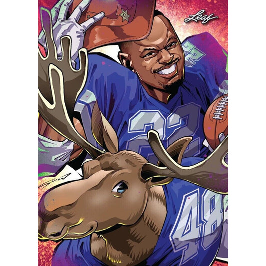 2024 LEAF METAL ANIME NATION EMMITT SMITH DARRYL JOHNSTON MOOSE COWBOYS 146/155