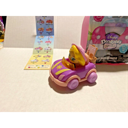 Disney Doorables Figure & Vehicle Road Trip Rapunzel Super Rare