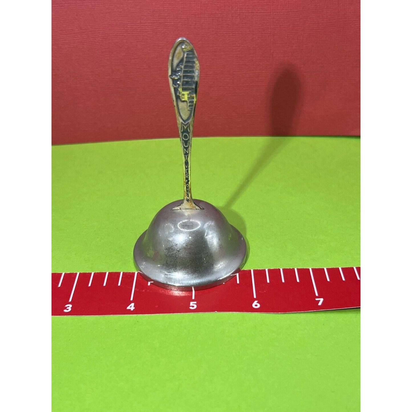 Vintage Mount Vernon Virginia Silverplate Hand Bell