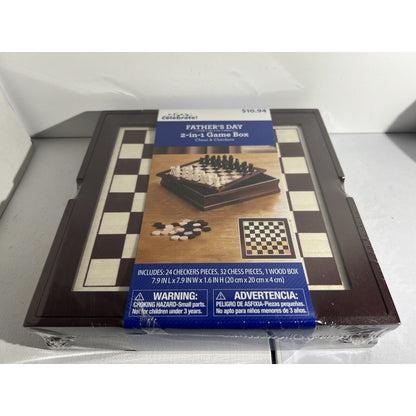 Game Box Chess and Checkers 2 in 1