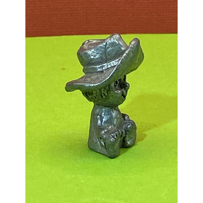 Michael Ricker Pewter Boy in Cowboy Hat