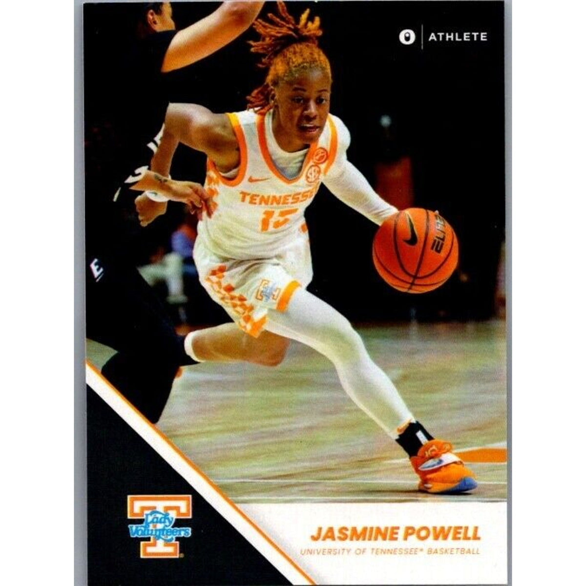 23-24 Onit #15 Jasmine Powell Tennessee Lady Vols Basketball Black Parallel