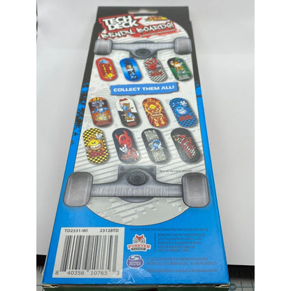 New Tech Deck white/black Bendy Boards Rubberized Fingerboards Pack of 5