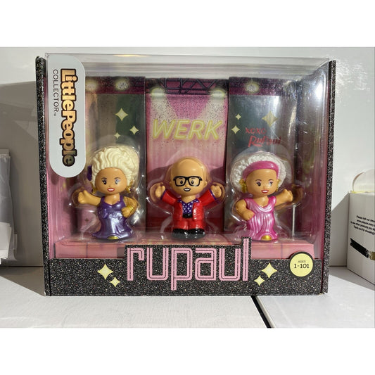 Fisher Price Little People Collector Set RuPaul Special Edition Drag Queen NIB