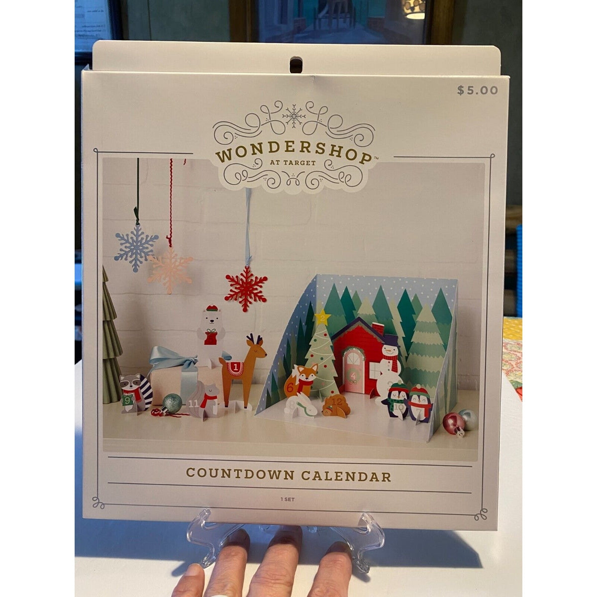 Countdown Christmas Calendar Wondershop Deer Polar Bear Snowman Fox NIB