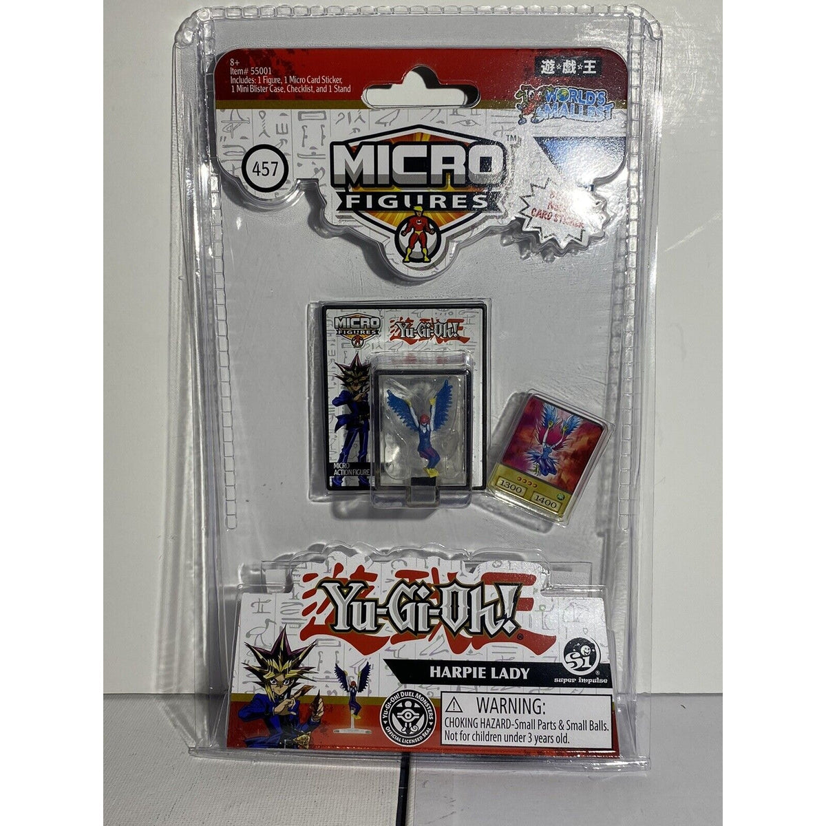 World's Smallest - Yu-Gi-Oh Micro Figures Harpie Lady #457 New