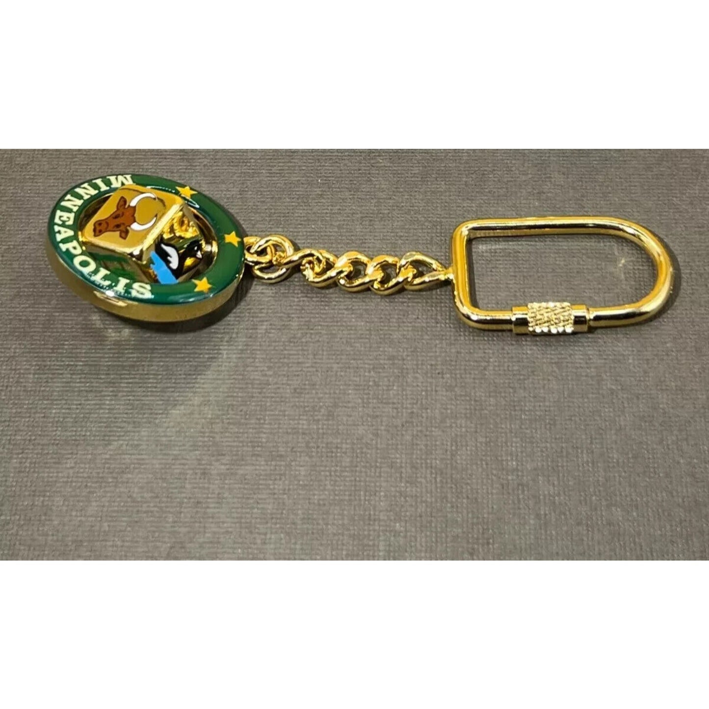 Minneapolis Spinner Keychain Keyring