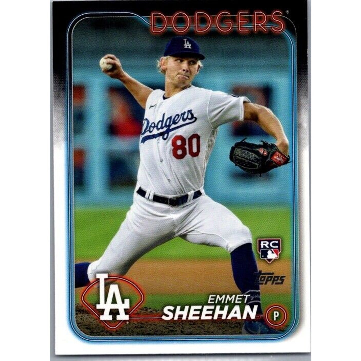 2024 Topps #283 Emmet Sheehan Los Angeles Dodgers Rookie