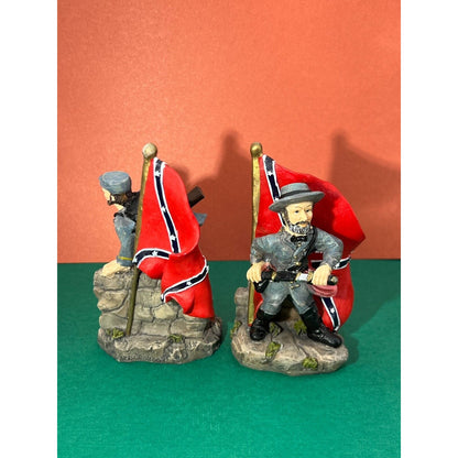 Civil War Soldiers Officer w/ sword and a Inf Soldier Resin Figurines EDC 2004