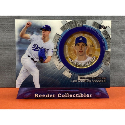 Walker Buehler 2020 Topps Update TBC-GC LA Dodgers Commemorative Coin Card