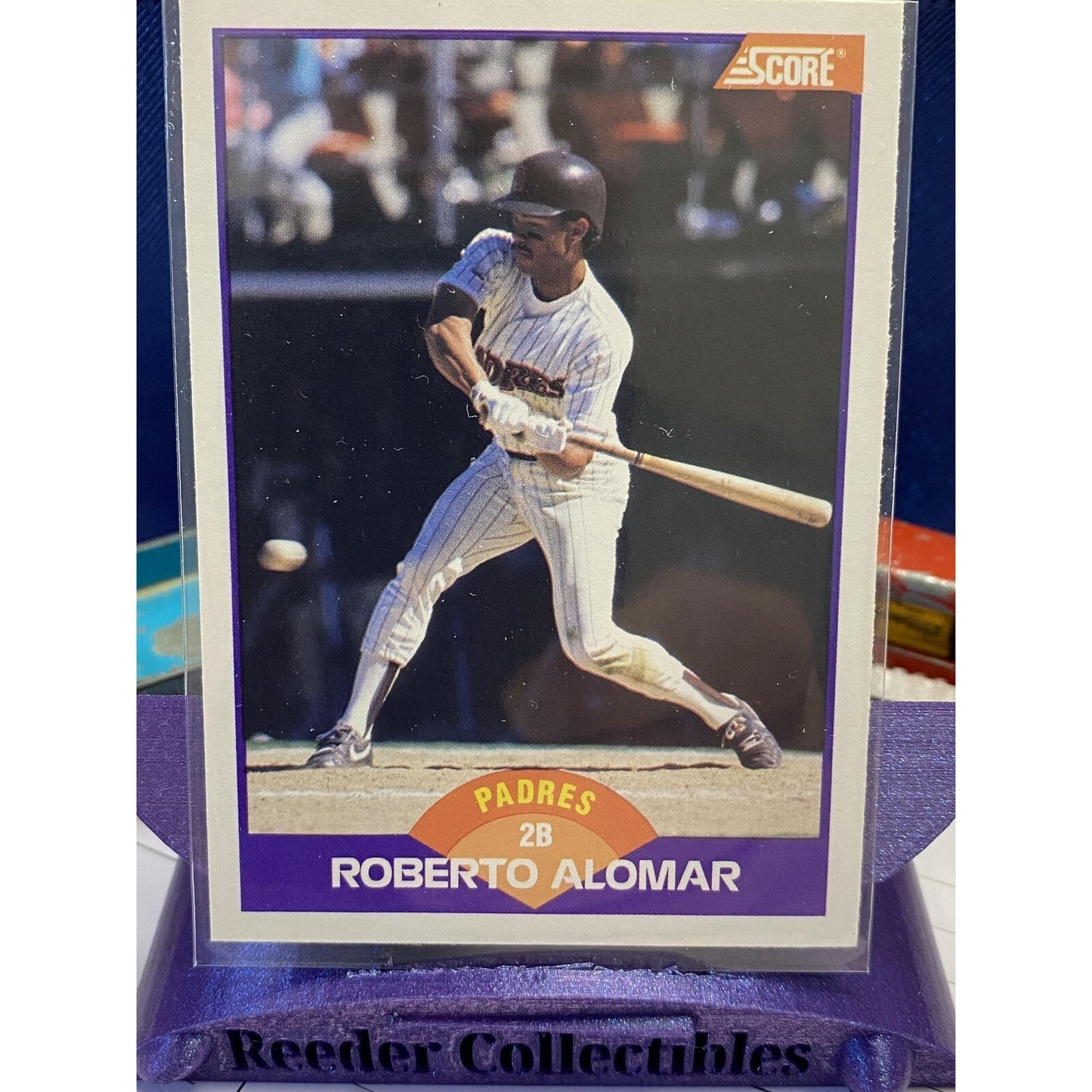 1989 Score #232 Roberto Alomar San Diego Padres