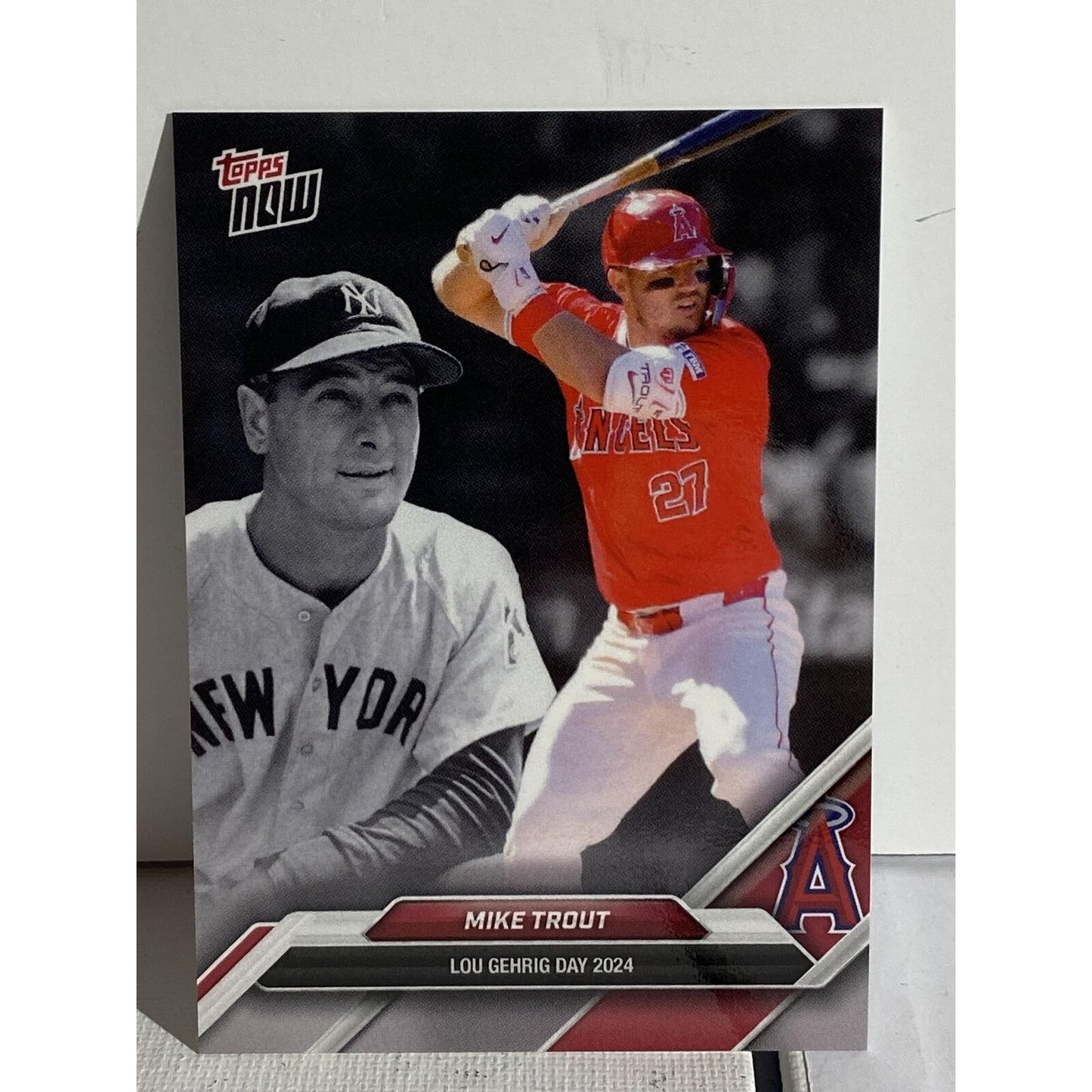 Lou Gehrig Day 2024 #LGD-11 Mike Trout Los Angeles Angels