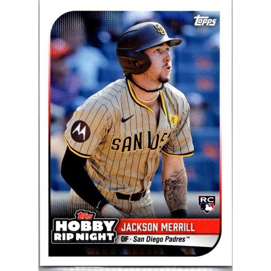 2024 Topps Hobby Rip Night Jackson Merrill San Diego Padres Rookie