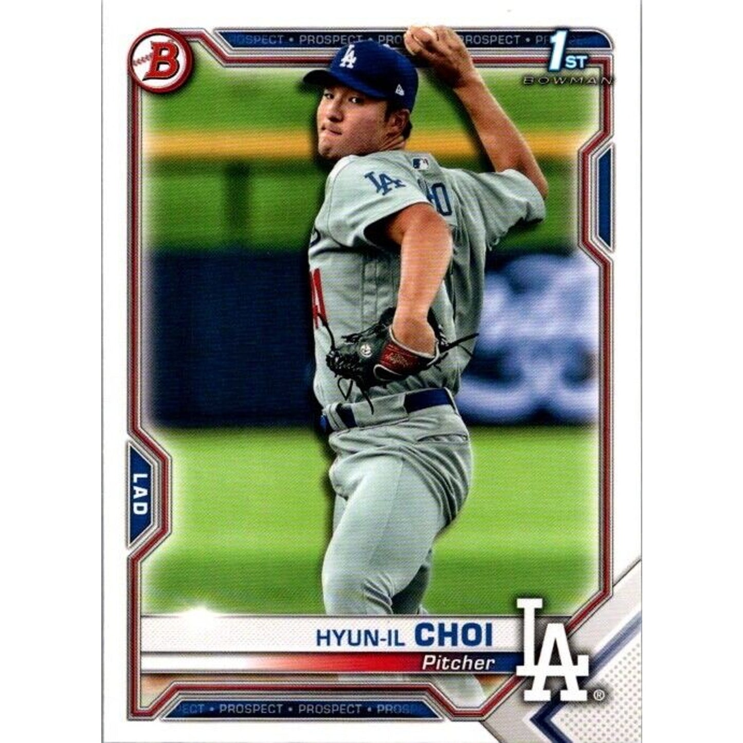 2021 Bowman Prospects #BP-130 Hyun-il Choi Los Angeles Dodgers