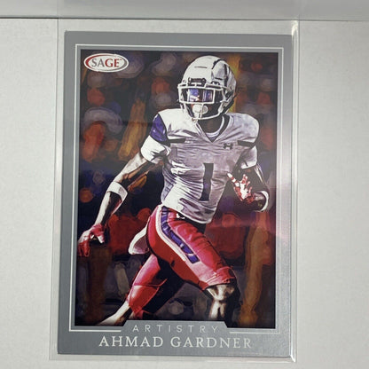 Ahmad Gardner 2022 Sage Artistry #1 Silver UCLA Bruins New York Jets