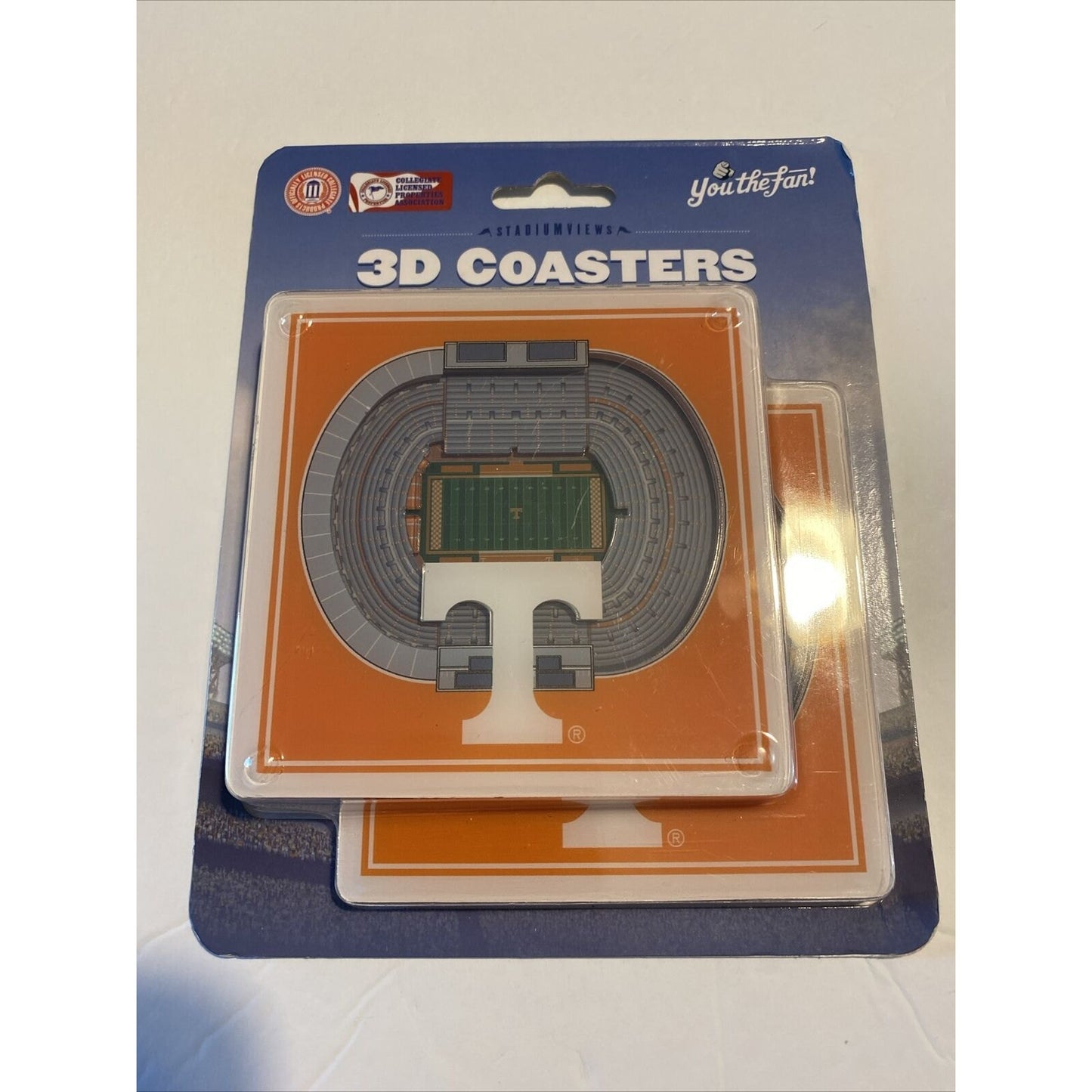 You the Fan! 3D Stadium Views Coasters Tennessee Volunteers Football 2 Pack