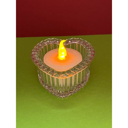 Homco Heart Candle / Ring Holder (Candle not Included)