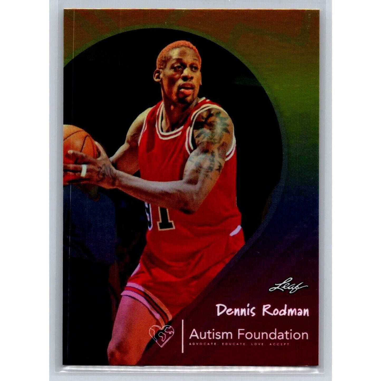 2023 Leaf Autism Foundation #7 Dennis Rodman 213/1000