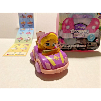 Disney Doorables Figure & Vehicle Road Trip Rapunzel Super Rare