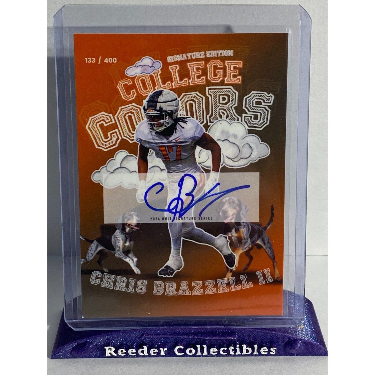 2024 Onit Football Chris Brazzell II College Colors Auto Tennessee Volunteers