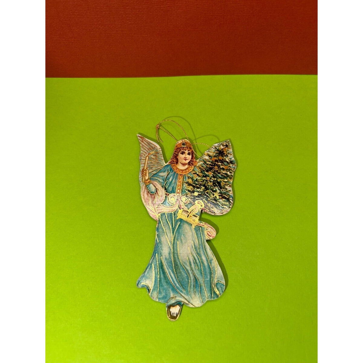 DieCut Angel Christmas Ornament Cardboard Double-Sided