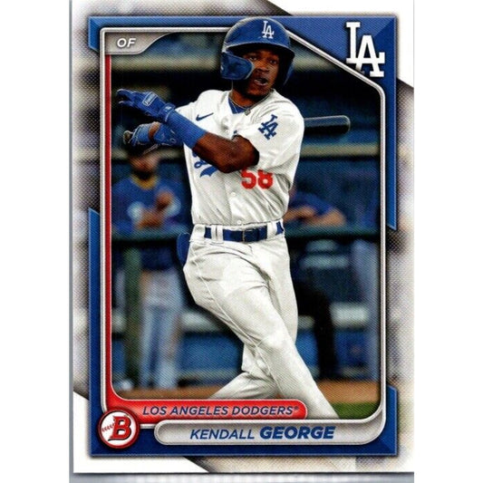 2024 Bowman Prospects #BP-58 Kendall George Los Angeles Dodgers