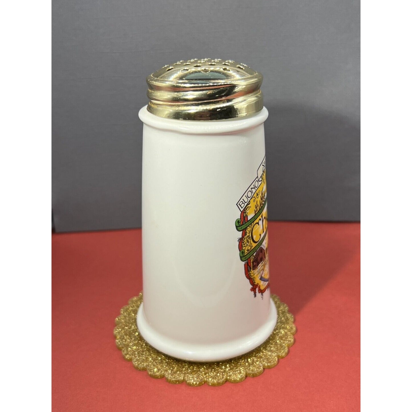 Vintage Himark Buona San Remo Italia Pasta Grated Cheese Shaker 5 3/4"