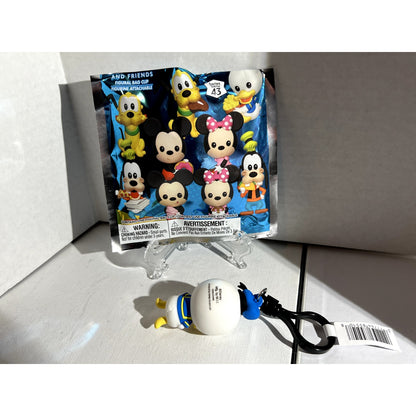 Mickey Mouse and Friends (Donald w/ sandwich) Figural Bag Clip New!