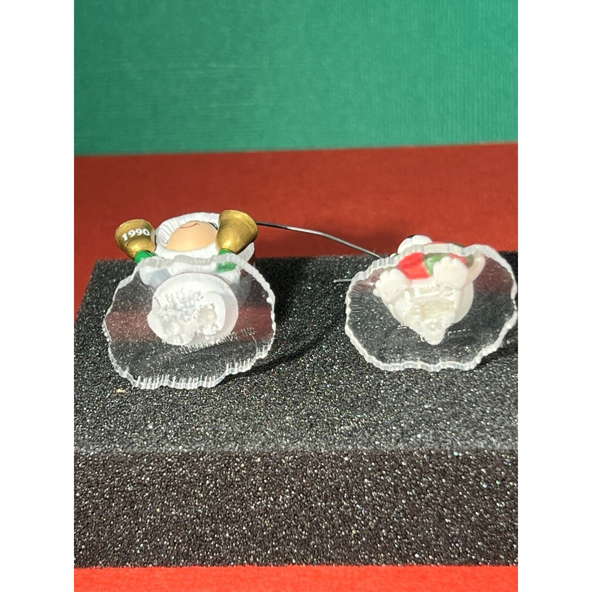 Hallmark Keepsake Ornament Miniature Little Frosty Eskimo & Bear Lot of 2
